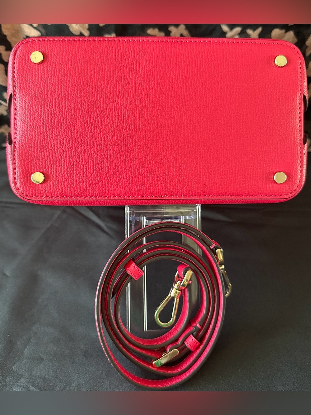 kate spade Small Bikini Pink Pebbled Leather Bag - Picture 6 of 11